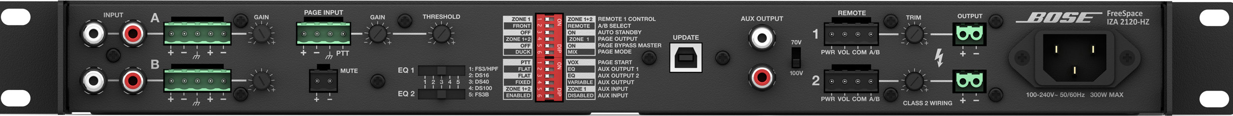 BOSE FreeSpace IZA 2120-HZ 商用功放 BOSE FreeSpace IZA 2120-HZ 商用功放